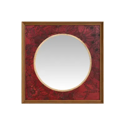 HUACHENYUE | Vintage French Style Decorative Mirror