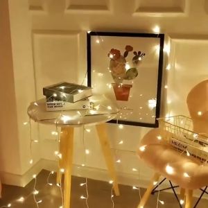 INXX 100L LED Christmas Decorative Lights / colorful string lights / holiday decorative flash lights with tail insert / Christmas decor/ dongtian1105