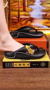 Flip Flops Mens Wear-Resistant Beach Non-Slip Deodorant Mens Slippers