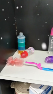 Baby Bottle Storage Box Dishes Bowls Cups storage box  With Cover Nursing Bottle Drying Rack Box Cup Holder Cup Rack KC151 plate organizer Drain