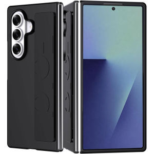 Galaxy Z fold 7 Case with Wrist StrapUltra Slim Fit Lightweight Matte Hard PC Anti-Slip Shockproof Protective Case for Samsung Z Fold 6 caseZ Fold 5 CaseZ Fold 4 Case