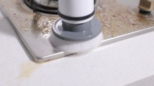 DWELLOGI | Cordless Extendable & Interchangeable Cleaning Brush / Scrubber