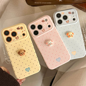 TUZHEER | Ốp Lưng Chống Sốc Mới Hình Chấm 3D Con Thú Cưng