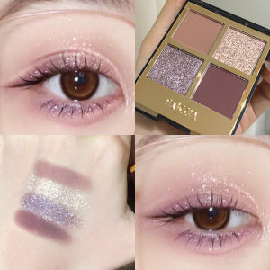 Faiccia | Purple Blue Black Smoky Eye Eyeshadow Palette 4 Colors