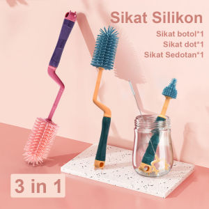 Mumystation Sikat Botol Susu Bayi / Pembersih Botol Susu 3in1