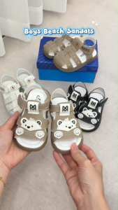 Baby Boy LED Light Up Sandals with Non-slip Sole Velcro Strap First Walker Shoes Size 15-20