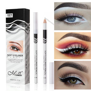 🔥Cadia👍 White Highlight Eyeliner Matte Silkworm Laying Pen Waterproof Eyes Makeup Highly Pigmented Lasting