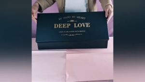 RECTANGULAR I LOVE YOU FLOWER BOX Surprise Delivery Box Florist Box Rectangular Box Gift Box Kotak Bunga Hadiah