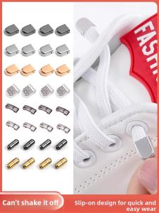 Lazy Shoe Laces Fastener Metal Capsule Press Button