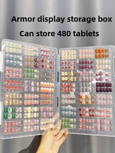 MONLEYTA | Transparent Nail Art Wearable False Nails Storage Box Dustproof Organizer Display Card Manicure Tools Box By MONLEYTA