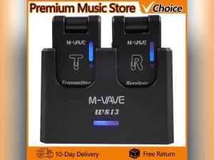 M-VAVE | M-VAVE WS13 Wireless Guitar Transmitter and Receiver 5.8GHz Digital Lossless Audio Rechargeable Suitable for Guitar and Bass