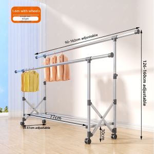 SHUHONG | Adjustable Foldable Stainless Steel Drying Rack
