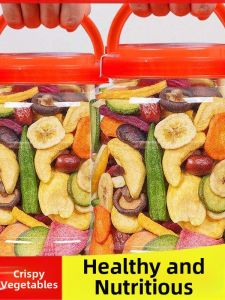 Mixed Non-Fried Vegetable Chips Low Fat Low Calorie