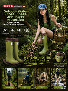 XINLUO | Snake-Proof Waterproof Slip-Resistant Rain Boots