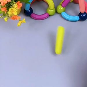 Mumystation 64PCS Kids Magnetic Stick Balls Building Toy Blocks With Storage Box 3D Geometry Learning Sensory Toy