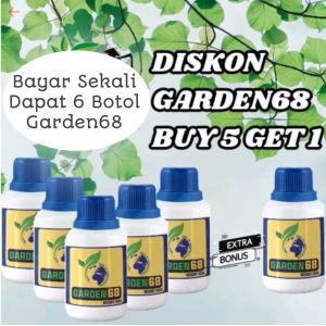 Smart Garden68 - Pupuk Garden 68 Sekali Bayar Dapat 6 Botol