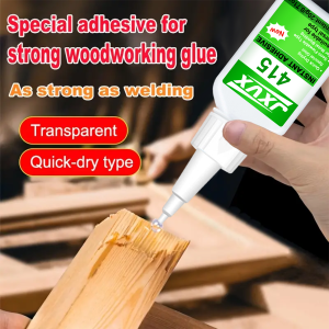 415 Transparent Wood Super Glue For Woodworking Furniture Repair Safe Carpenter Glue  Instant Quick-drying Cyanoacrylate Adhesive For for Chairs Tables Doors and Wooden Floors.