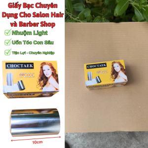 Giấy Bạc Dùng Nhuộm Light và Uốn Tóc Con Sâu - Rộng 10cm  Sử Dụng Dễ Dàng  Chuyên Nghiệp Cho Salon Hair và Barber Shop