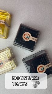 50pcs Mooncake Tray 80g/100g / Individual Disposable Mooncake Box/Brownie Box/ Cake Box