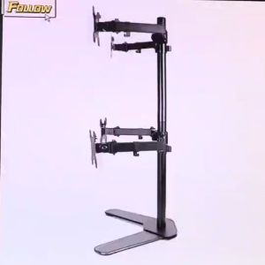 Four-screen display bracket 4-arm screen monitor support stand