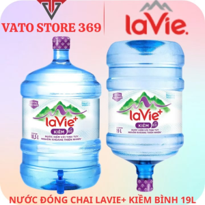 Nước uống đóng chai LAVIE+ kiềm có khoáng thiên nhiên bình 19 lít