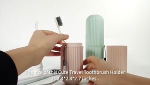Toothbrush Storage Cup Portable Outdoor Mouthwash Cup Toothpaste Holder Organizer Travel Camping Cup Toothbrush Storage Box