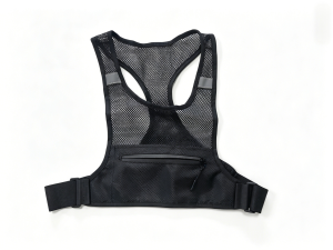 Reflective No-Bounce Running Chest Bag Breathable Lightweight 6.7" Secure Phone Holder for Marathon Cycling Hiking