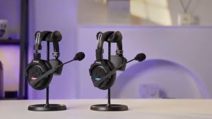 SYNCO XTalk X1 X2 X5Wireless Intercom Headset System 2.4G Wireless Headset with Microphone Built-in Battery 350M/1148ft Transmission 3.5mm Real-time for Team Communication Movie Shoot Live Show Stage Performance Broadcast Filmmaking Master Headset VMI