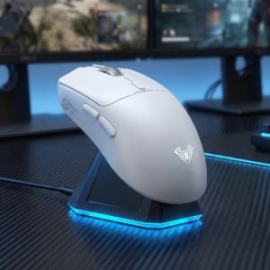 AULA | AULA SC580 SE Gaming Mouse With Charging Base Adjustable 10000 DPI PAW3311 Sensor Wireless laptop accessories bluetooth Mouse