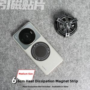 9cm Magnetic Absorption Sheet Heat Sink for Mobile Phones Tablet Cold Ice Armor X42 Adhesive Cooling Universal Digital Accessories