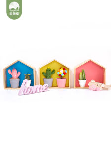 Giá Để Đồ Hình Hexagon Bằng Gỗ Từ Tính Magnetic Macaron Color Wall Sticker Blackboard Không Cần Đinh Giá Để Đồ Từ Tính