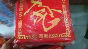 Cặp Dây treo nhung đỏ liễng trang trí tết câu đối tết liễng treo tết