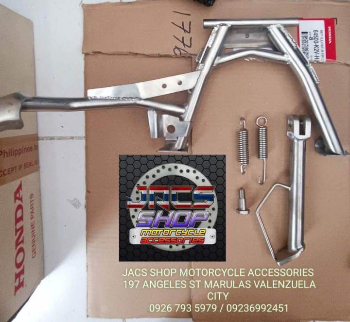Honda Click 125/150 Stainless Centerstand and sidestand | Lazada PH
