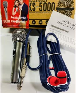 ✅100% Original Meet Platinum Kool Sound Karaoke KS-5000 High-End Dynamic Wired Mic(about 8 m）