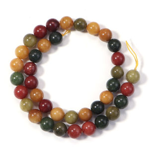 1 Strand 6/8/10mm Natural Alashan Stone Beads Round Loose Spacer Beads For Jewelry Making DIY Bracelets Necklace Accessories