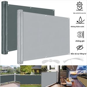 Ban Công Không Thấm Nước Vải Che Nắng Riêng Tư 95% Lưới Che Nắng Chống Tia Cực Tím Cho Sân Vườn Hiên Nhà Lan Can Trang Trí Hồ Bơi - Nơi Trú Ẩn Trong Vườn