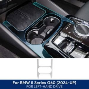 Car Interior TPU Protector Anti-scratch Film For BMW 5 Series G60 24-26 Protective Transparent Anti-tear Stickers Accessories