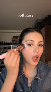 Butterfly Kisses Pink Flush Luminous Powder Blush with FREE Cheek Brush