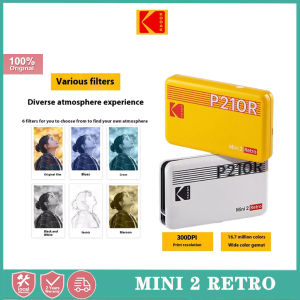KODAK Mini 2 Retro portable camera/printer 4PASS printing technology 300DPI resolution multiple filters for you to choose from