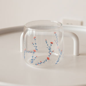 แก้วสูตรไลโอเนซสำหรับใช้ในบ้าน แก้วใสสำหรับล้างปากและแปรงฟัน ลายดอกไม้ สำหรับผู้หญิง แก้วใสสำหรับใช้ในห้องน้ำ ขนาดเล็ก สไตล์ใหม่