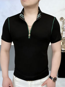 Kawadu | Embroidered Cool Silk POLO T-shirt
