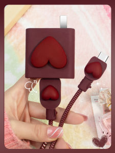 Silicone Protective Case for iQOO13 Charger And Data Cable Dual Type-C Interface Anti-Breaking Repair Tool Vivox100s Winding Rope