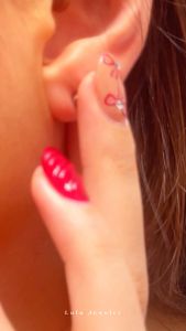 Lulu Moissanite Jewelry - Perhiasan Wanita Anting Tusuk Permata Moissanite 02 Carat Lapis Emas 18K - Sierra Simple Round Cut Moissanite Stud Earrings 1 Pair 02 CT