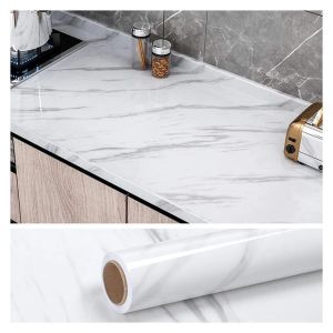 lebar 120 CM Stiker Dapur Granit Marble Marmer  Premium Lemari Dapur Meja Kitchen Wallpaper