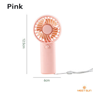 Quạt Cầm Tay Mini Có Dây Đeo Cổ Tay Quạt Nhựa Nhỏ Sử Dụng Pin AAA Tốc Độ Đơn Không Cần Điện Có Thể Gấp Gọn Sản Phẩm Bán Chạy Quốc Tế