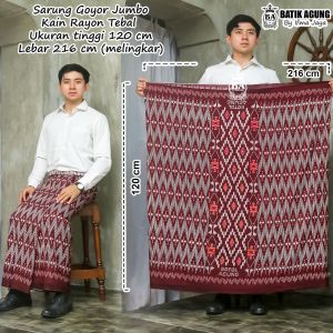 SARUNG GOYOR BOTOL PRIA DEWASA KAIN RAYON PREMIUM JUMBO