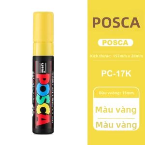 Uni Mitsubishi Pencil | UNI POSCA Nhật Bản Extra Bold Marker PC-17K 15mm Đầu Lớn Graffiti Tranh Bút Nước Dựa Trên Nước POP Poster Quảng Cáo Nghệ Thuật Tiếp Liệu