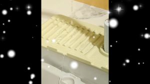 แผ่นระบายน้ำก๊อกน้ำ ที่ป้องกันน้ำกระเซ็นอ่างล้างจาน พรมก็อกน้ำ เหมาะสำหรับอ่างล้างจาน แผ่นซิลิโคนกันน้ำกระเด็น กระเซ็น