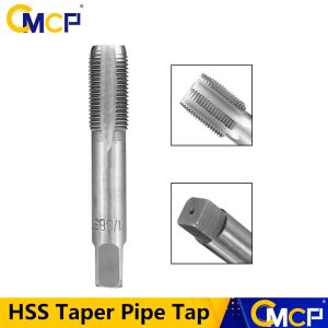 CMCP HSS Taper Pipe Tap G1/16 G1/8 G1/4 G3/8 G1/2 G5/8 G3/4 G7/8 G1 BSP Metal Screw Thread Cutting Tools Taper Tap Pipe
