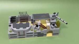 Military Trench Building Blocks Toys for Boys Gifts MOC Military Defense Blocks Toy Set DIY Toy Compatible Military Bricks Parts